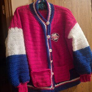 Handmade Phillies Cardigan